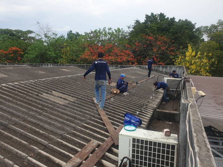 ติดตั้งและดูแล โดยทีมอมรโซลาร์